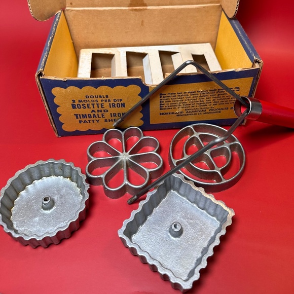 Vintage Rosette & Timbale Iron Set w/ Original Box – 1950s - Picture 4 of 7